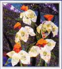 Цветы.75х65,  1995