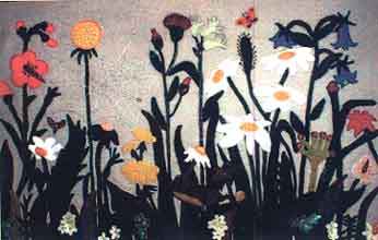 Картина С.Ромейковой. Цветущий луг, 1998
